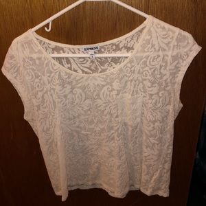 Express White Tee